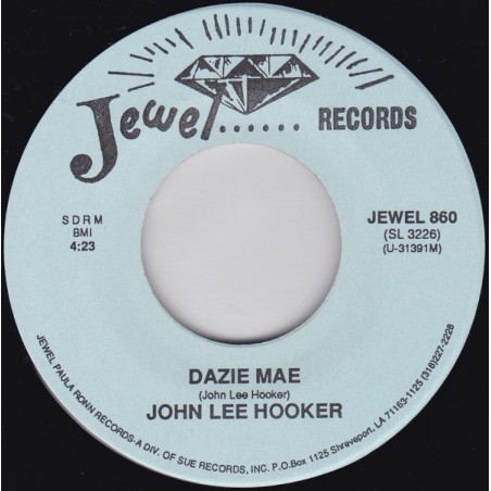 Hooker John Lee / Jimmy Reed ‎– Dazie Mae / Hard Working Hanna|JEWEL 860-Single
