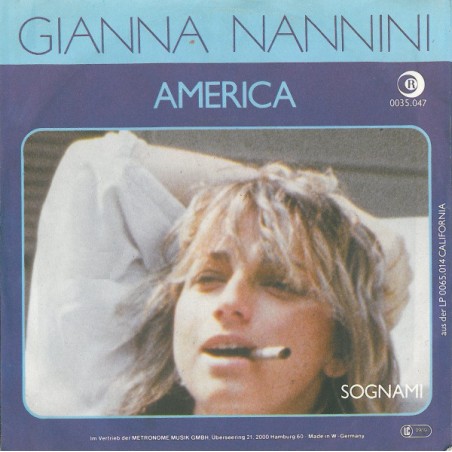 Nannini ‎Gianna – America|1979    Ricordi ‎– 0035.047-Single