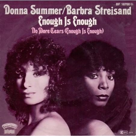 Summer Donna / Barbra Streisand ‎– Enough Is Enough|1979    Bellaphon ‎– BF 18700-Single