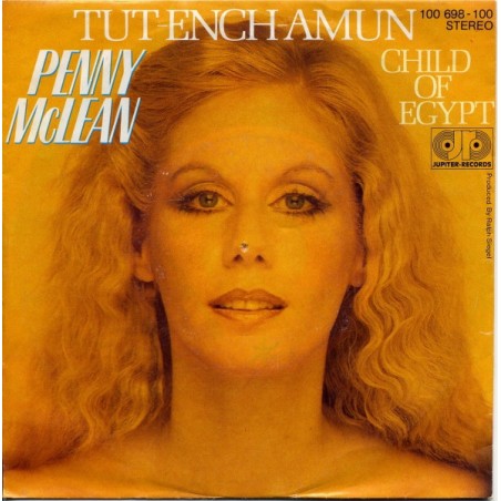 McLean ‎Penny – Tut-Ench-Amun|1979    Jupiter Records ‎– 100 698-Single