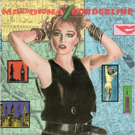 Madonna ‎– Borderline|1984    Sire ‎– 929 260-7-Single
