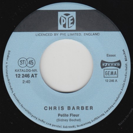 Barber Chris / Kenny Ball ‎– Petite Fleur / Midnight In Moscow|1972   Pye Records ‎– 12 246 AT-Single
