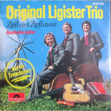 Original Ligister Trio ‎– Zipfl Eini, Zipfl Aussi|1975    Polydor ‎– 2048 158-Single