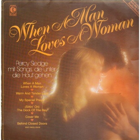 Sledge ‎Percy – When A Man Loves A Woman 1981 K-Tel ‎– TG 1317
