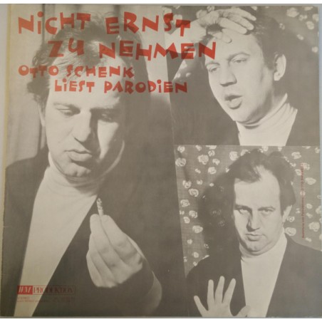 Schenk ‎Otto – Nicht Ernst Zu Nehmen: Otto Schenk Liest Parodien|1969    WM Produktion ‎– WM 120 002