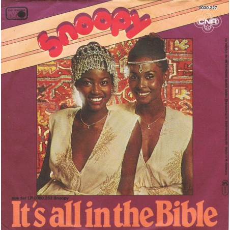 Snoopy– It's All In The Bible|1979   0030. 227-Single