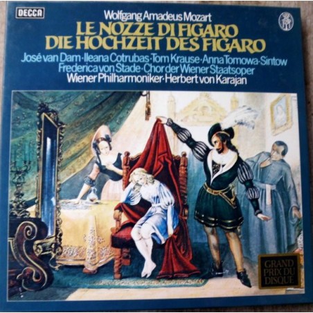Mozart-Le Nozze Di Figaro- Karajan & The Vienna Philharmonic|1979  Decca ‎– 6.35430-4 LP-Box