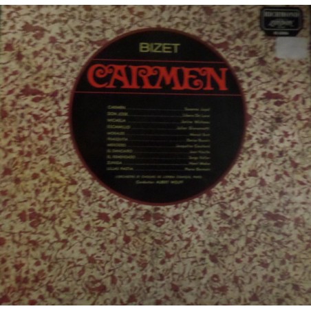 Bizet‎– Carmen -Juyol-De Luca- Micheau-Paris Opéra-Comique Orchestra-Albert Wolff |Richmond ‎– RS 63006-3 LP-Box