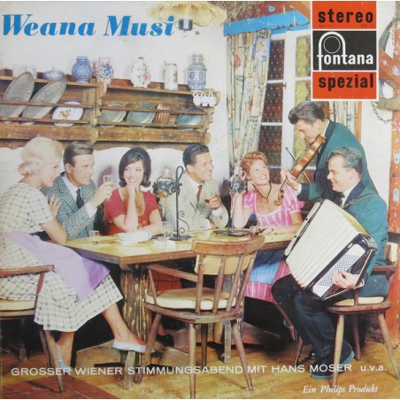 Weana Musi- Maria Andergast, Hans Moser, Anton Karas, Wiener Blas- Und Stimmungsorchester ‎|Fontana ‎– 700 117 WGY