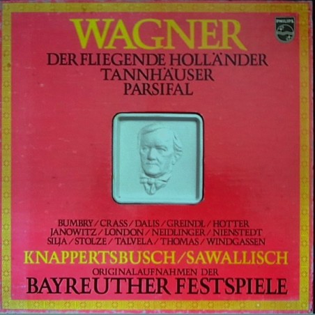 Wagner-Der Fliegende Holländer - Tannhäuser - Parsifal - Bumbry-Sawallisch  |1970     Philips ‎– 6723 001 -11 -LP Box