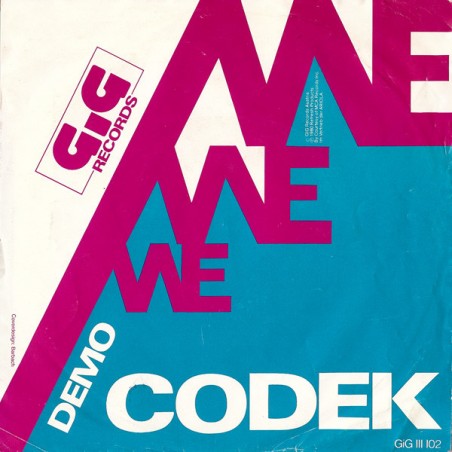Codek ‎– Me Me Me|1980     GIG 111 102-Single