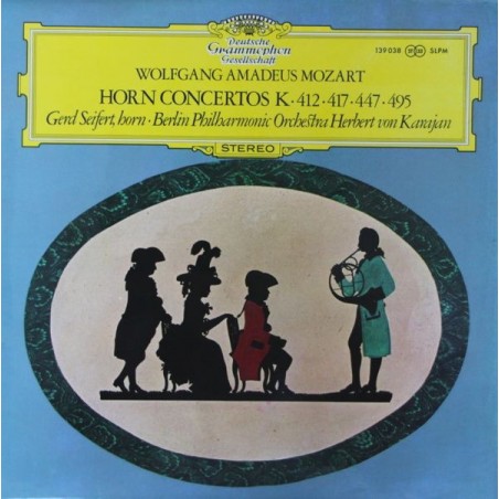 Mozart - Hornkonzerte KV 412, 417, 447, 495 , Berliner Philharmoniker-Karajan|1970   DG-139 038