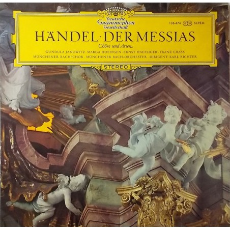 Händel-Der Messias - Chöre Und Arien-Janowitz-Münchener Bach-Chor-Richter | DG- 136 476