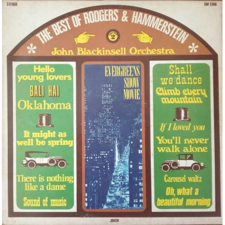 Blackinsell John  Orchestra ‎– The Best Of Rodgers & Hammerstein|1973    Joker – SM 3306