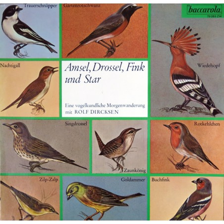 Dircksen Rolf ‎– Amsel, Drossel, Fink Und Star|Baccarola ‎– 79 283 ZW
