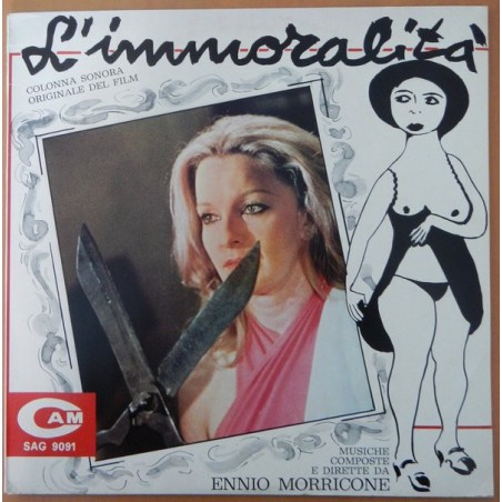 Morricone ‎Ennio – L'immoralità (Colonna Sonora Originale Del Film)|1978   CAM ‎– SAG 9091