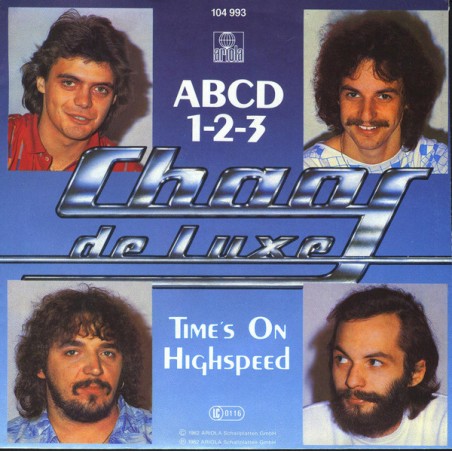 Chaos De Luxe ‎– ABCD 1-2-3|1983      Ariola ‎– 104 993-Single