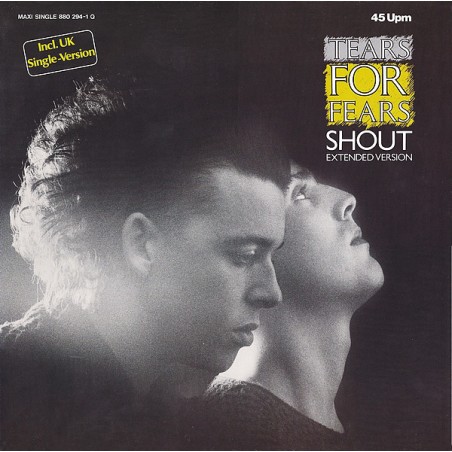 Tears For Fears ‎– Shout (Extended Version)|1984     Mercury ‎– 880 294-1-Maxi-Single