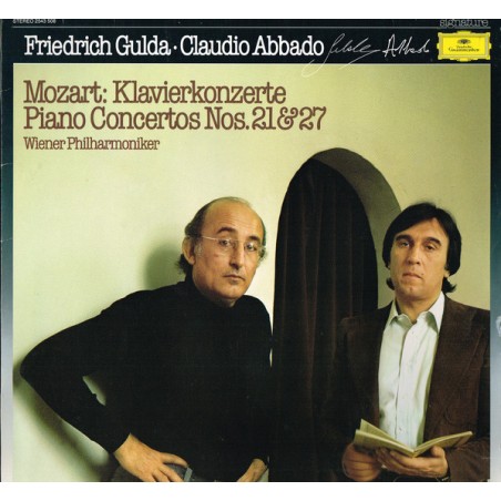 Mozart - Gulda-Klavierkonzerte Nos. 21 & 27- Wr. Philharmoniker-Abbado ‎|1983    DG-2543 508
