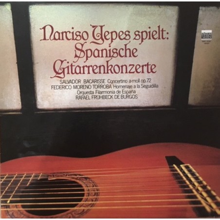 Yepes Narciso -Spielt: Spanische Gitarrenkonzerte- Rafael Frühbeck De Burgos ‎|1980   Schwann Musica Mundi ‎– VMS 2090
