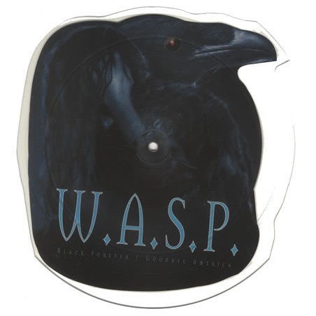 W.A.S.P. ‎– Black Forever / Goodbye America|1995   Raw Power ‎– RAWT 1007 -Shape, Single, Lim. Edition, Numbered-Nr.1233 of 3000