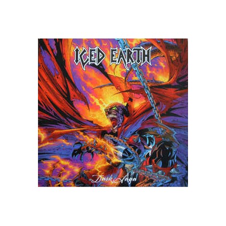 Iced Earth ‎– The Dark Saga|1996/2010 Century Media ‎– 9977551-orange Vinyl