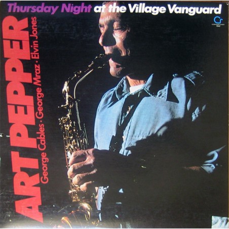 Pepper ‎Art – Thursday Night At The Village Vanguard|1979 Contemporary Records ‎– 7642