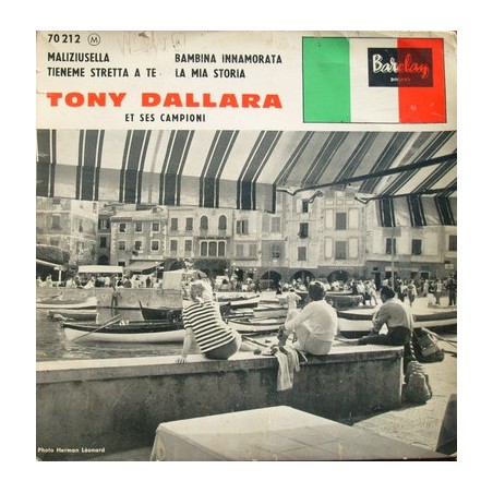 Dallara Tony  Et Ses Campioni  ‎– Maliziusella |1959    Barclay ‎– 70212-Single