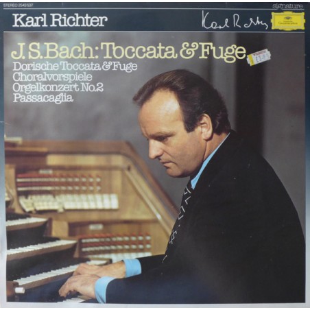 Bach J.S. -Toccata & Fuge / Dorische Toccata & Fuge / Choralvorspiele...-Richter |1983     DG – 2543 537