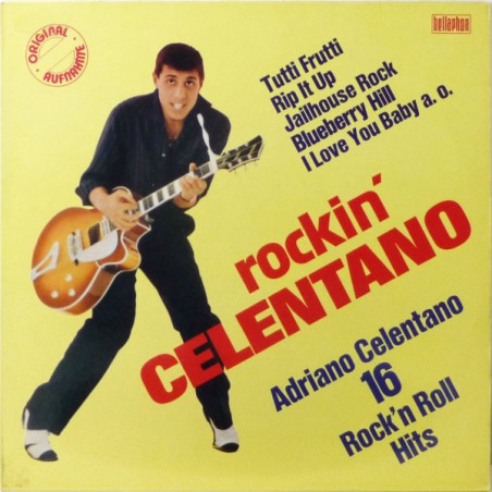 Celentano ‎Adriano – Rockin' Celentano|Bellaphon ‎– BI 15113