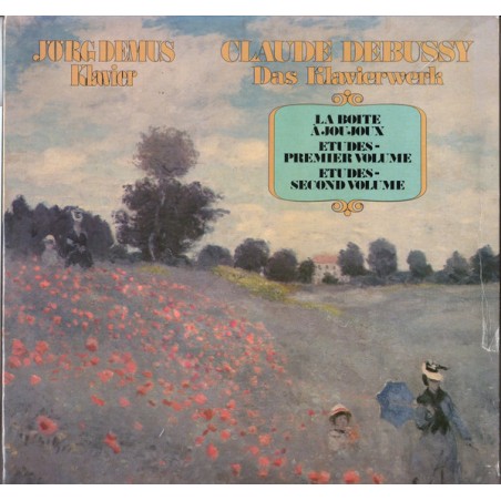 Debussy ‎Claude – Das Klavierwerk -Jörg Demus| Amadeo ‎– 66066 2-Club Edition