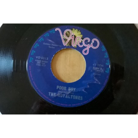 Royaltones The ‎– Poor Boy|Virgo ‎– VO 6013-Single