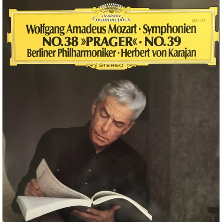 Mozart-Symphonies No. 38 "Prager" & No. 39- Karajan, Berliner Philharmoniker ‎|1978    DG – 2531 137