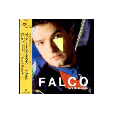 Falco ‎– Rock Me Amadeus |1986     A&M Records ‎– AMP-12008-Maxi-Single-Japan Press