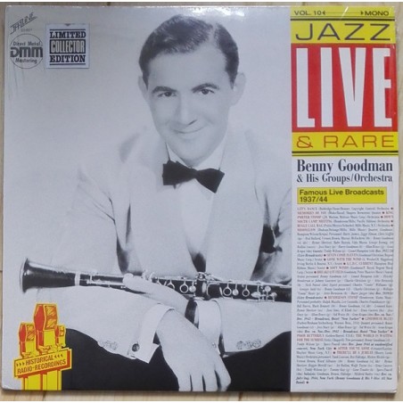 Goodman ‎Benny – Famous Live Broadcasts 1937/44 |1986     Jazzline ‎– 20 807,