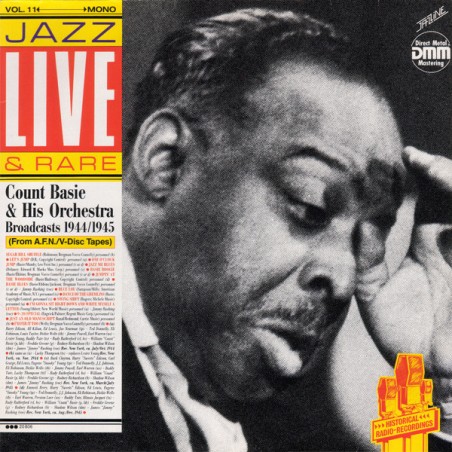 Count Basie & His Orchestra ‎– Jazz Live & Rare Vol. 11 - Broadcasts 1944/1945|Delta – 20 806