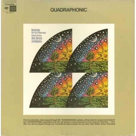 Strauss ‎Richard – Also Sprach Zarathustra -Bernstein-New York Philharmonic|1972    Columbia-MQ 30443- Quadraphonic