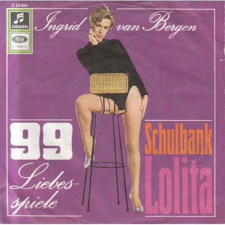 van Bergen ‎Ingrid – Schulbank-Lolita / 99 Liebesspiele |1969   Columbia ‎– C 23 684-Single