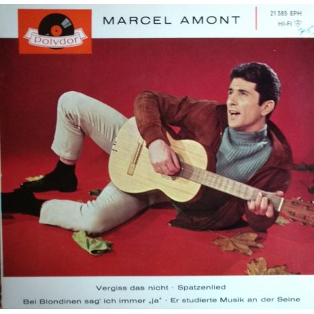 Marcel Amont ‎– Vergiss Das Nicht|1961     Polydor ‎– 21 385 EPH-Single-EP