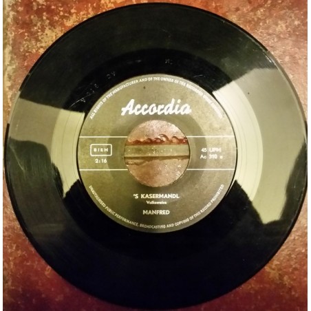 Manfred  – 'S Kasermandl |1969    Accordia ‎– Ac 310-Single