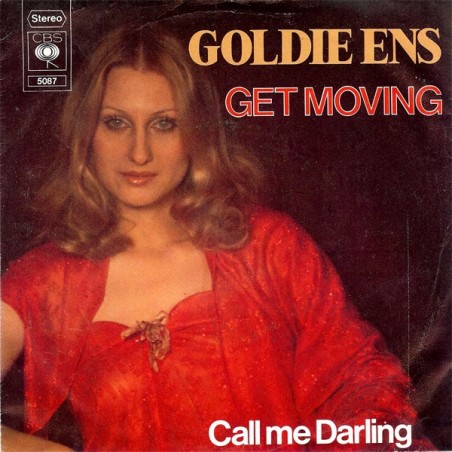 Ens Goldie ‎– Get Moving / Call Me Darling|1977     CBS 5087-Single