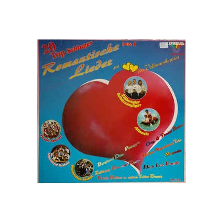 Various ‎– Various - 20 Top Schlager - Romantische Lieder Aus ♥♥ Von Volksmusikanten Folge 1 |Tyrolis ‎– 8585