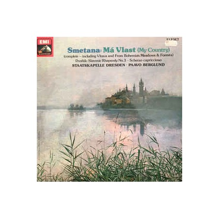 Smetana-Dvořák-Má Vlast-Slavonic Rhapsody No. 3 · Scherzo Capriccioso |1979   HMV‎– SLS 5151