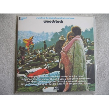 Various ‎– Woodstock - Music From The Original Soundtrack And More|1970      Cotillion ‎– ATL 60 001