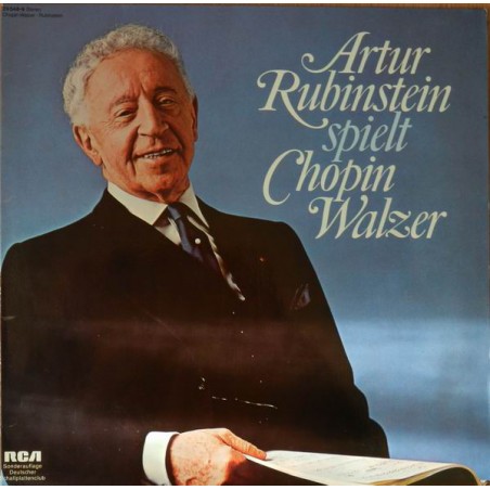 Chopin – Artur Rubinstein Spielt Chopin Walzer|RCA Red Seal ‎– 29 546-9