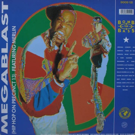 Bomb The Bass feat. Merlin / Lorraine ‎– Megablast / Don't Make Me Wait|1988    Rhythm King Records ‎– DOOD 122-Maxi-Single