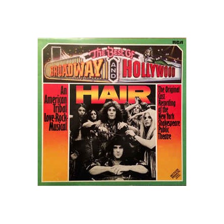 Various ‎– The Best Of Broadway And Hollywood Hair ( Of The N. Y. Shakespeare Public Theatre)|1976    RCA ‎– PJL 1-8050