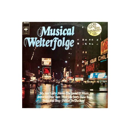 Various ‎– Musical Welterfolge |1972     CBS ‎– S 67298