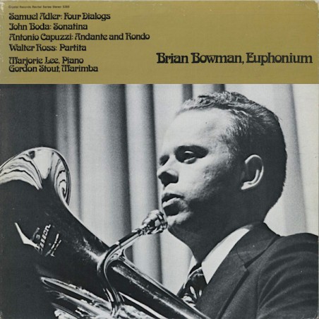 Adler Samuel -John Boda, Antonio Capuzzi...- Four Dialogs / Sonatina ..|1978    Crystal Records  ‎– S393