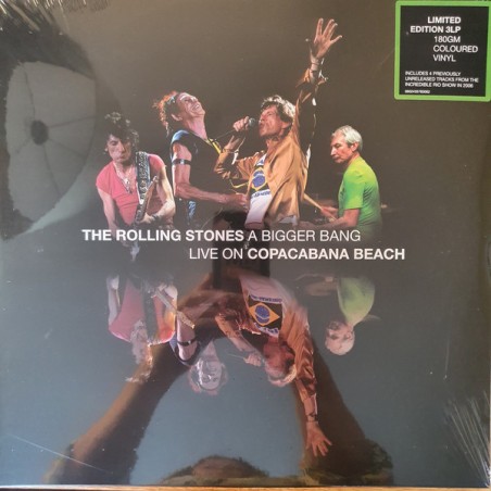 Rolling Stones ‎The – A Bigger Bang Live On Copacabana Beach |2021  602435783062 |2021   Lim. Edition-green-yellow Vinyl